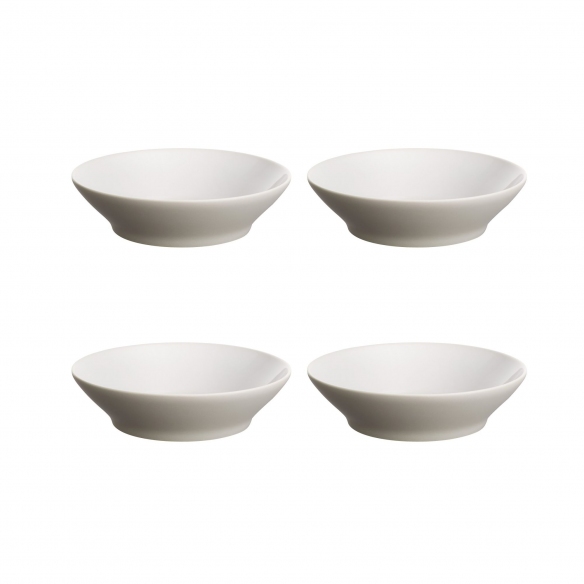 Quick Ship - Alessi 4 Tonale Flat Plates Light Grey