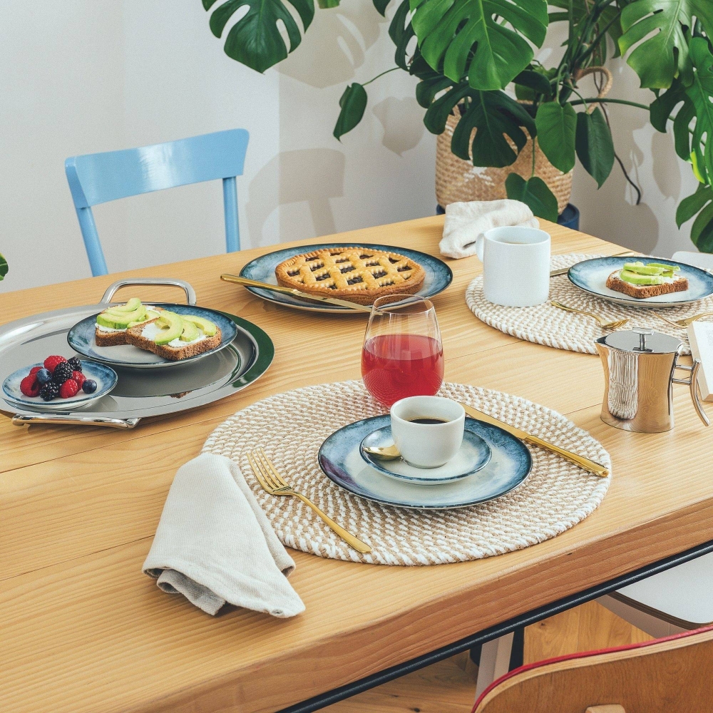 Pronta Consegna - Arthur Krupp 6 piatti piani Shade Sea cm. 27.5