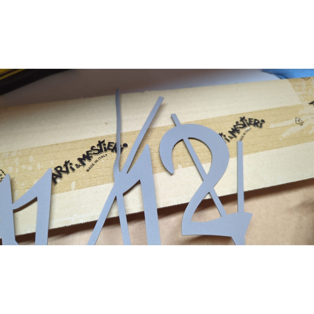 Arti e Mestieri wall clock Zig Zag