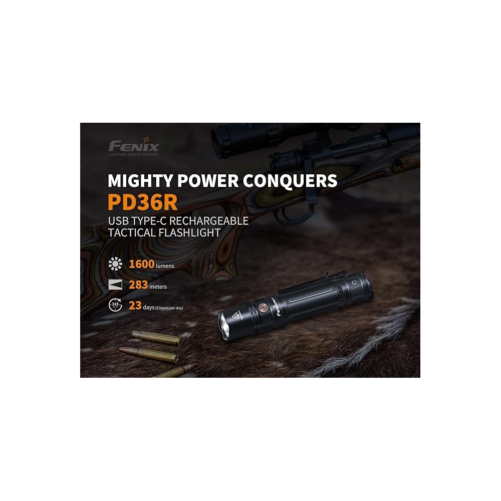 Fenix Torcia LED ricaricabile 1600 Lumen
