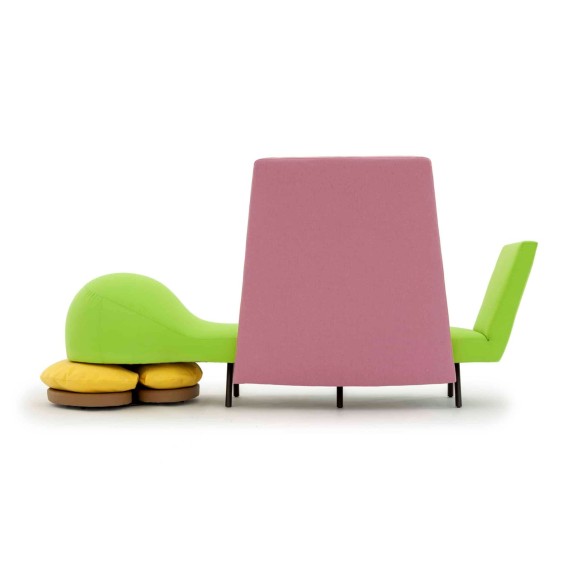 Campeggi Canispè Chaise longue with doghouse