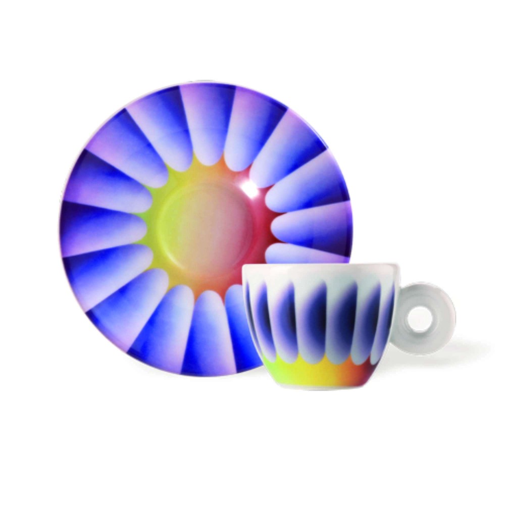 Illy 2 tazze da caffè espresso Art Collection Judy Chicago