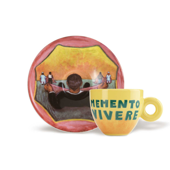 4 tazze cappuccino Illy Art Collection Biennale 2026 - Maher, Werewere, Petersen e Rahman