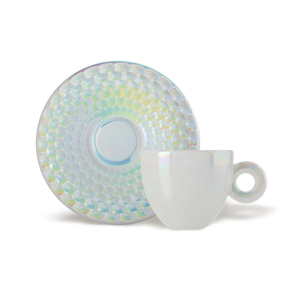 2 Cappuccino Cups Illy Art Collection John Armleder