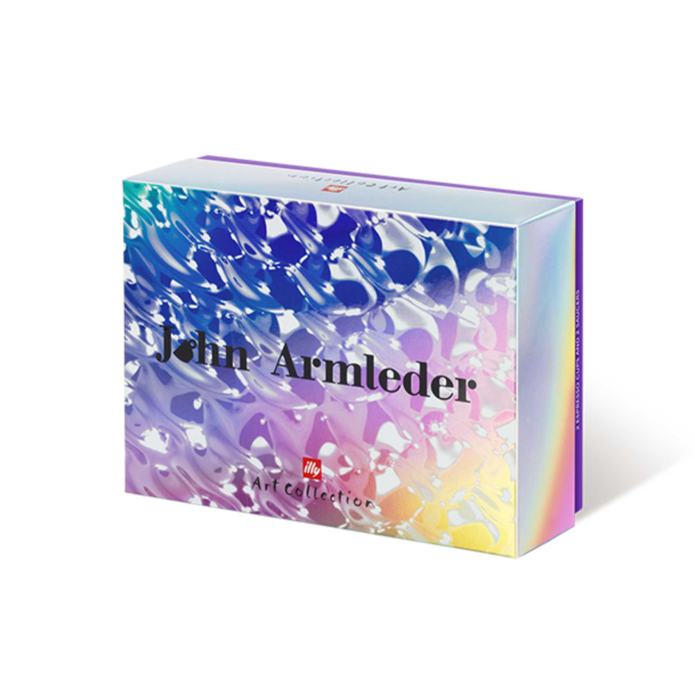Illy 2 tazze espresso Art Collection John Armleder