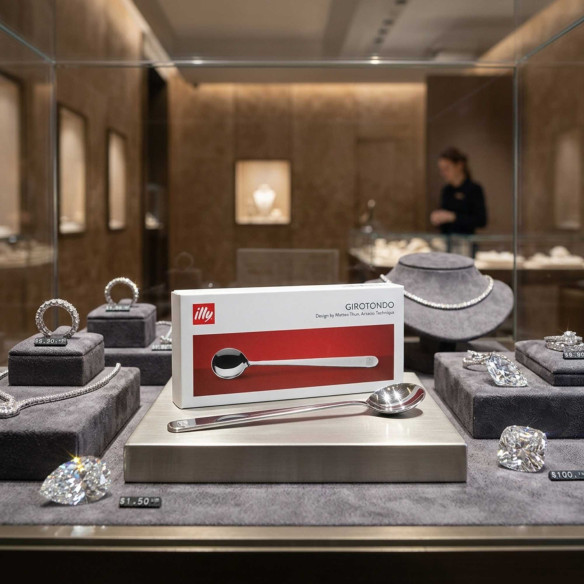 Illy Illy 6 Cucchiaini Da Caffè Lungo Girotondo
