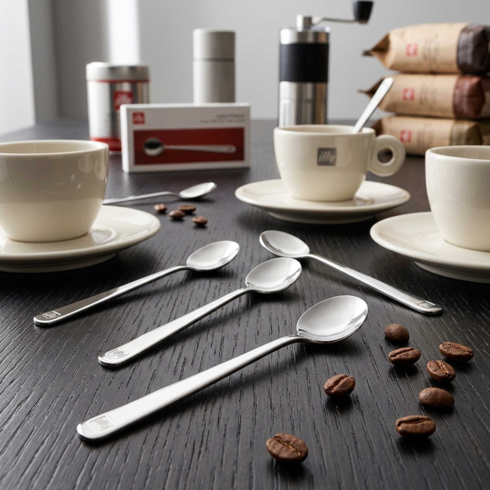 Illy Illy 6 Cucchiaini Da Caffè Lungo Girotondo