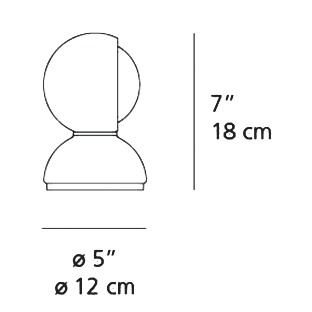 Quick Ship - Artemide Eclisse Table Lamp