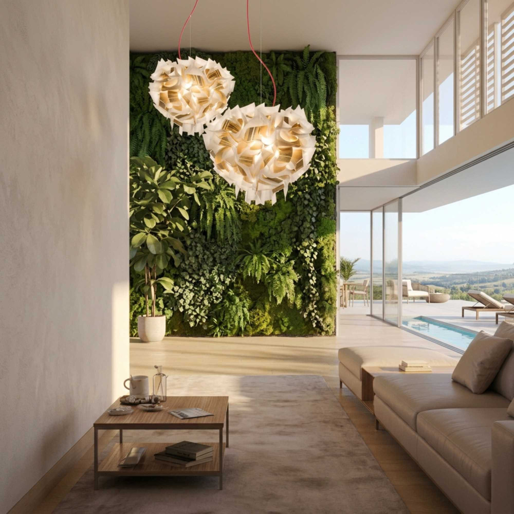Quick Ship - Slamp Veli Aurea Pendant Lamp - Transparent Cable
