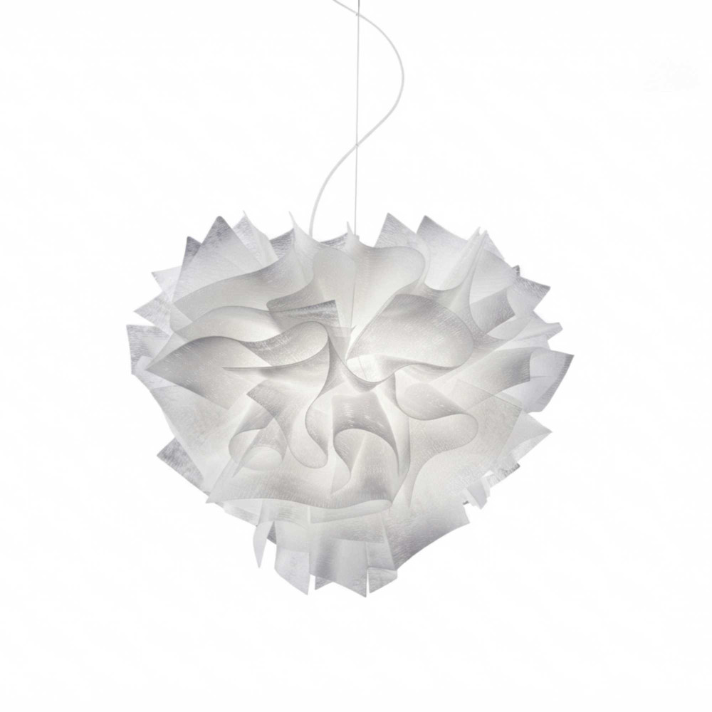 Quick Ship - Slamp Veli Large Couture Pendant Lamp - Transparent Cable