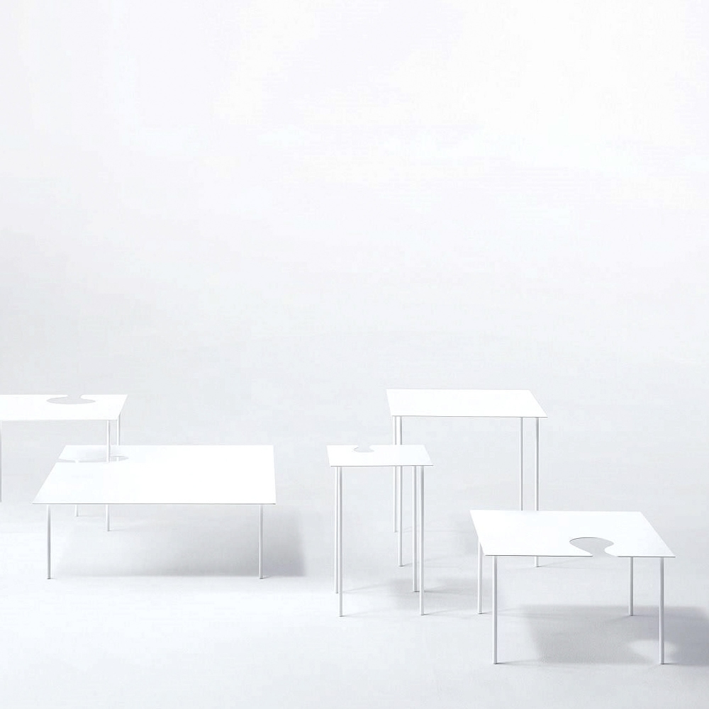 Desalto Tavolino Softer Than Steel cm 30x30 h 50