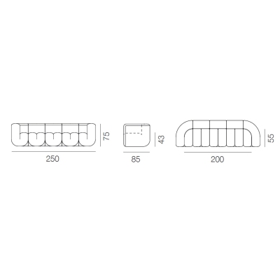 de Sede DS-707/03 Sofa 2