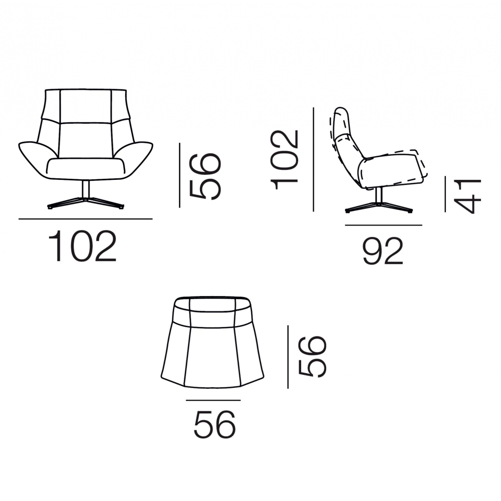 de Sede Poltrona DS-149